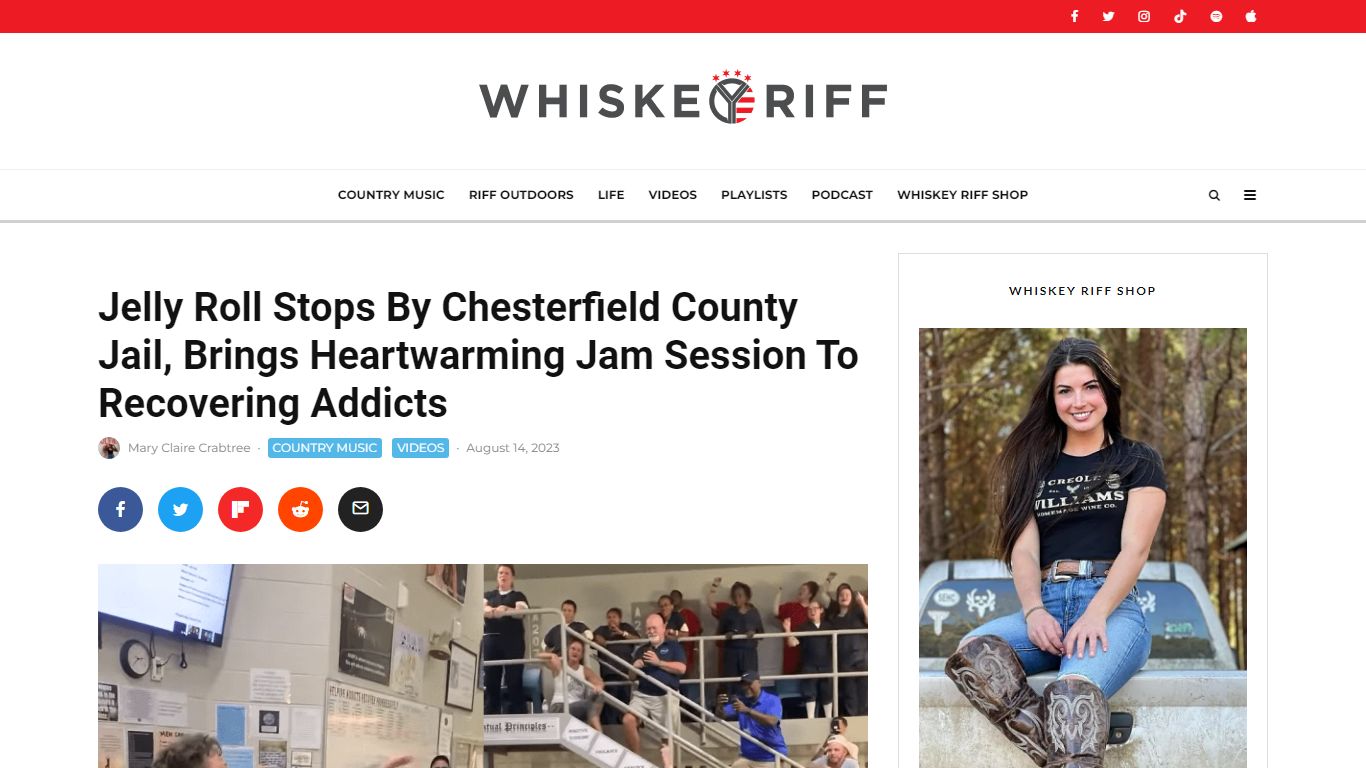 Jelly Roll Stops By Chesterfield County Jail, Brings Heartwarming Jam ...